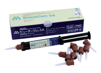 BeautiCem SA Auto-mixing, цемент самопротравливающий, самоадгезивный двойного отверждения (Ivory) SHOFU,Япония