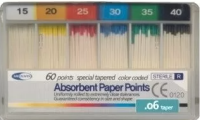 Absorbent Paper Points, (конусность 0.6 №15-40) Meta Biomed, Южная Корея+