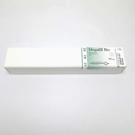 Megafill Bio (А3), универсальный гипоаллергенный микрогибридный композит Megadenta Dentalprodukte, Германия