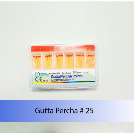 Gutta Percha Points (конусность 0.2) Meta Biomed, Южная Корея