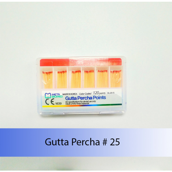 Gutta Percha Points (конусность 0.2) Meta Biomed, Южная Корея